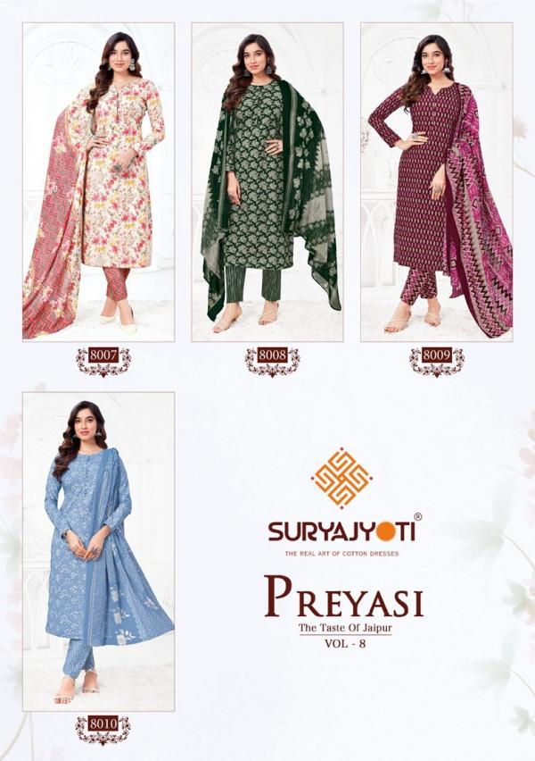 Suryajyoti Preyasi Vol-8 – Jaipuri Dress Material